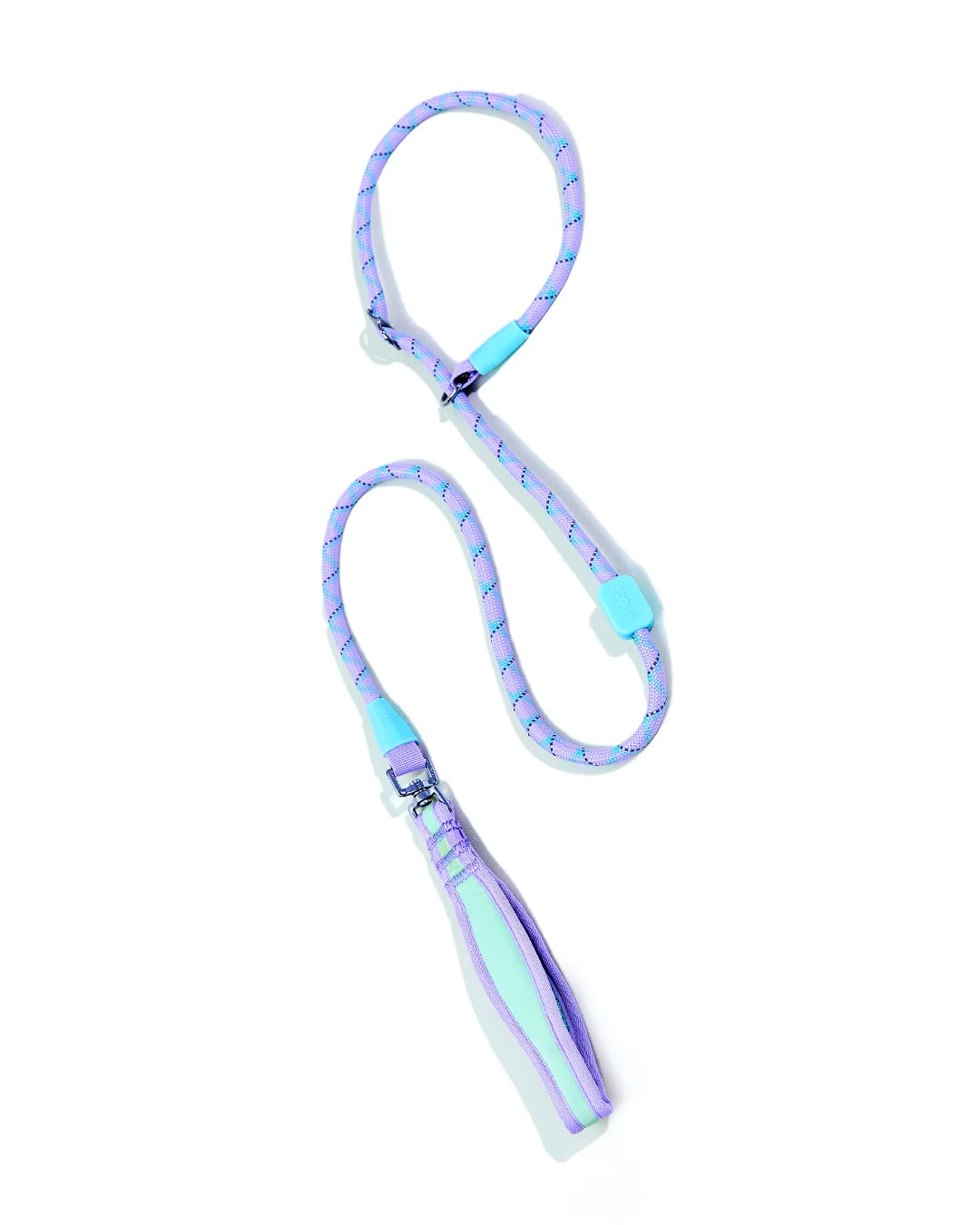CharPaw heavy duty braided rope dog leash with metal clip for puppies and medium dogs