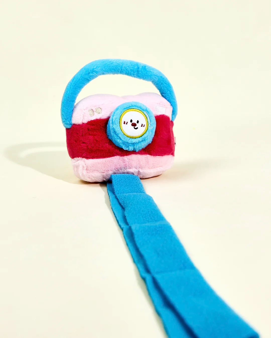 CharPaw plush bag dog toy with long interactive snuffle ribbons